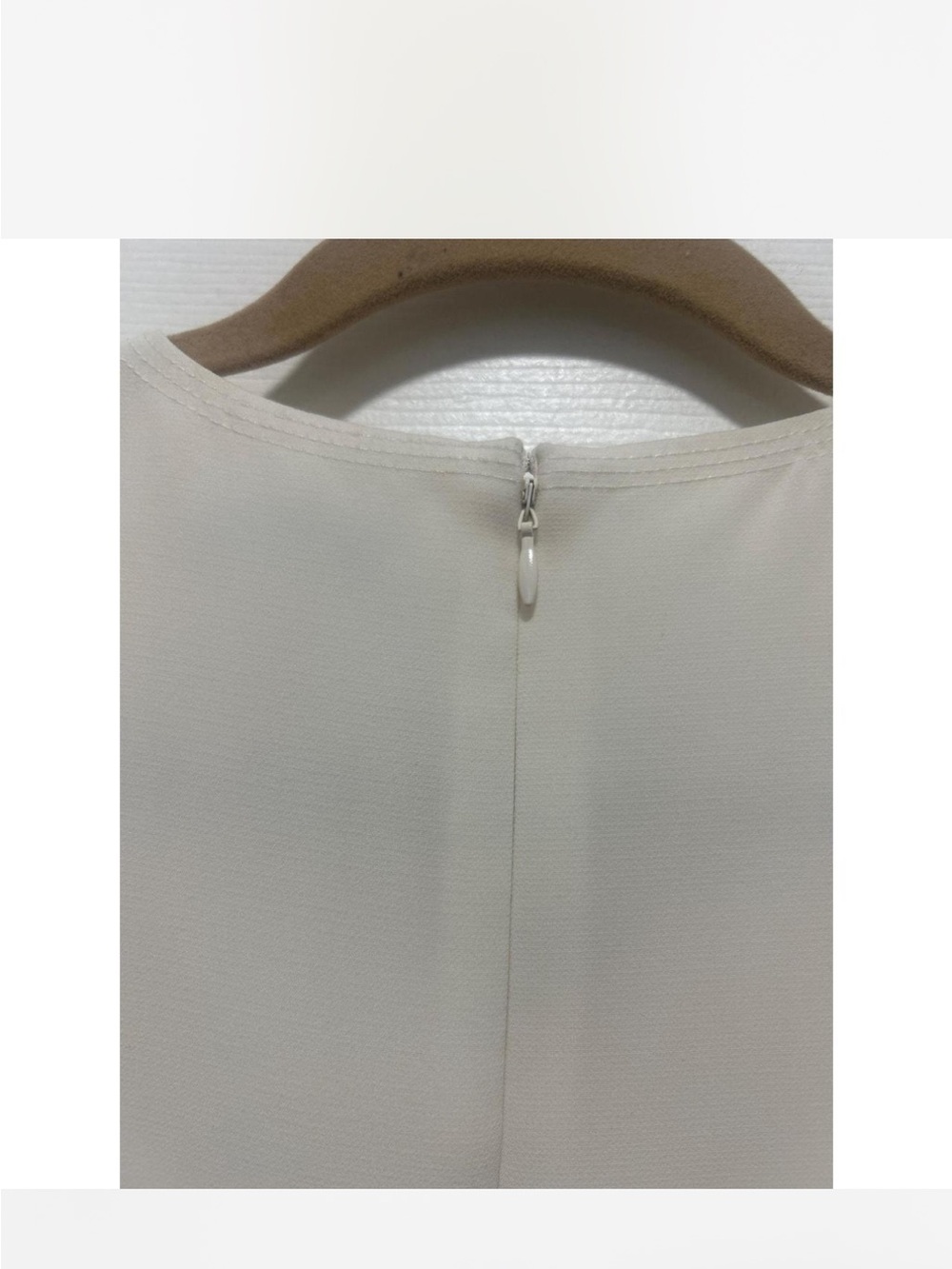 Club Monaco Cream Ohwen Sleeveless Sheath Dress Size 12 - Picture 6 of 6